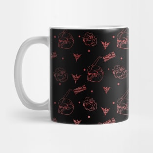 Sinanju Pattern  [Red & Black] Mug